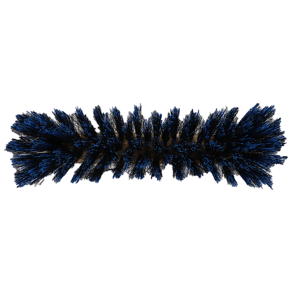 Besen Arenga/Elaston "Leicht", mit blauem Besatz, von oben